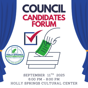 Holly Springs Council Candidates Forum – September 11th